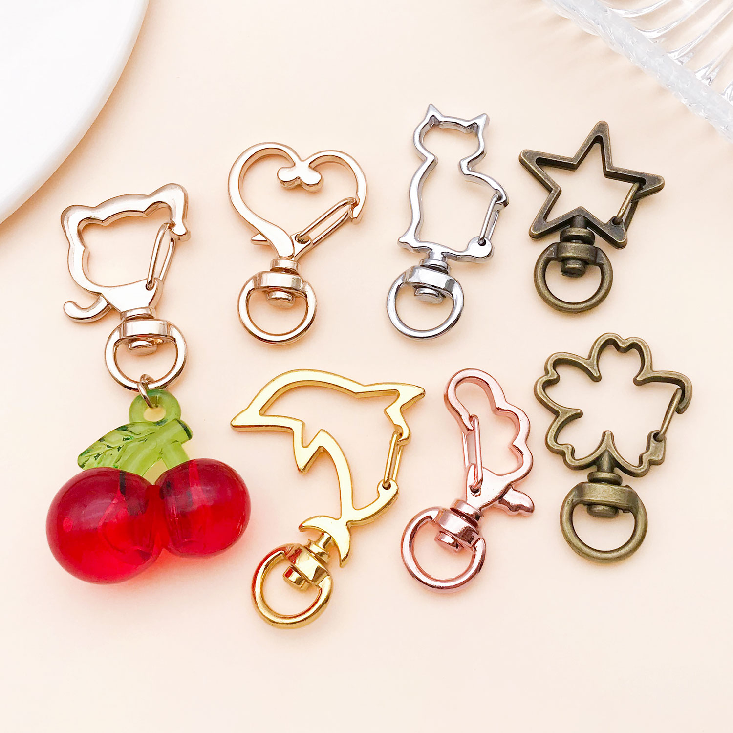 5pcs/lot Heart Star Moon Cat D - Flower Supplies のレビューと価格
