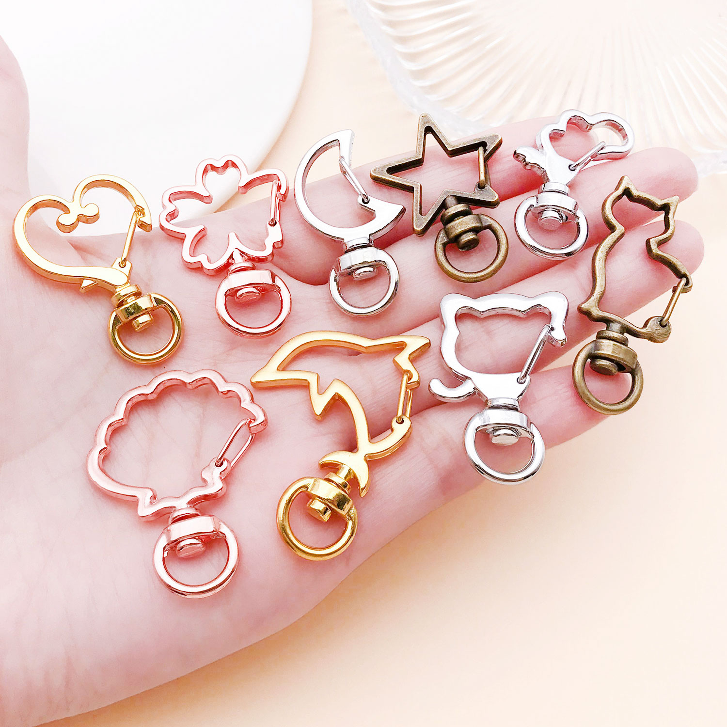 5pcs/lot Heart Star Moon Cat D - Flower Supplies のレビューと価格