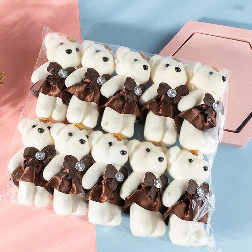 10pcs/Bag Bouquet Bear Ice Cre - Flower Supplies のレビューと価格