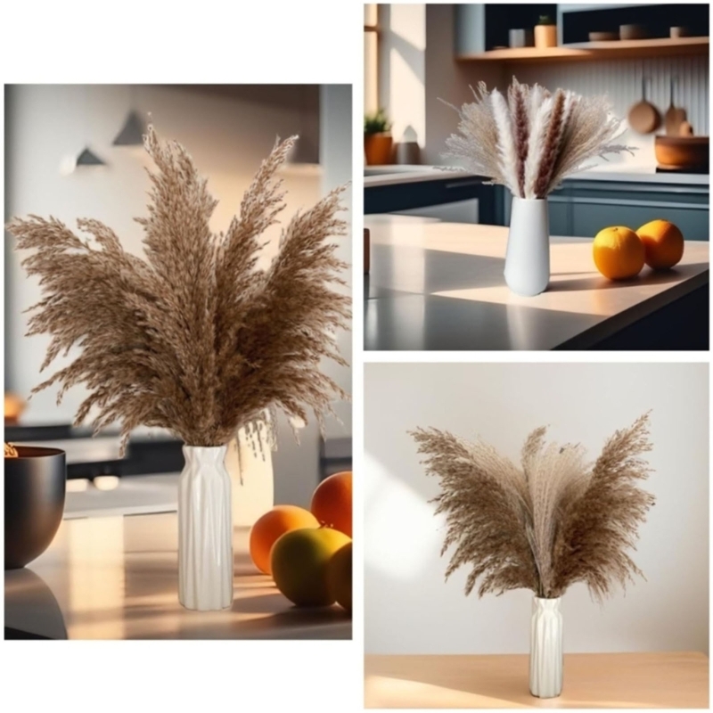 Bulk 100PCS Dried Pampas Grass - Dried Flower Bunch のレビューと価格