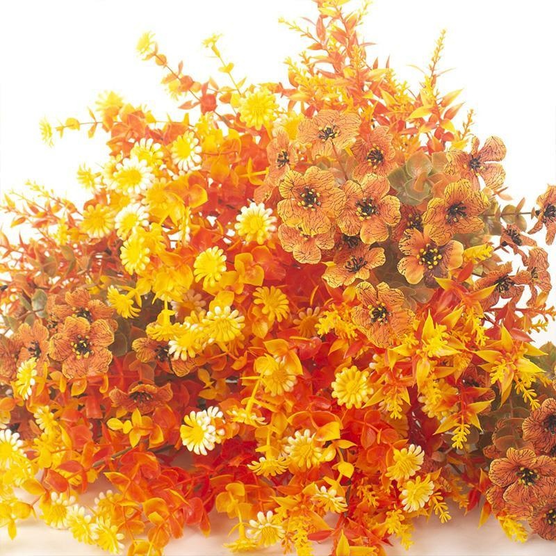 1Pcs Bundle Artificial Fall Fl - Dried Flower Bunch のレビューと価格