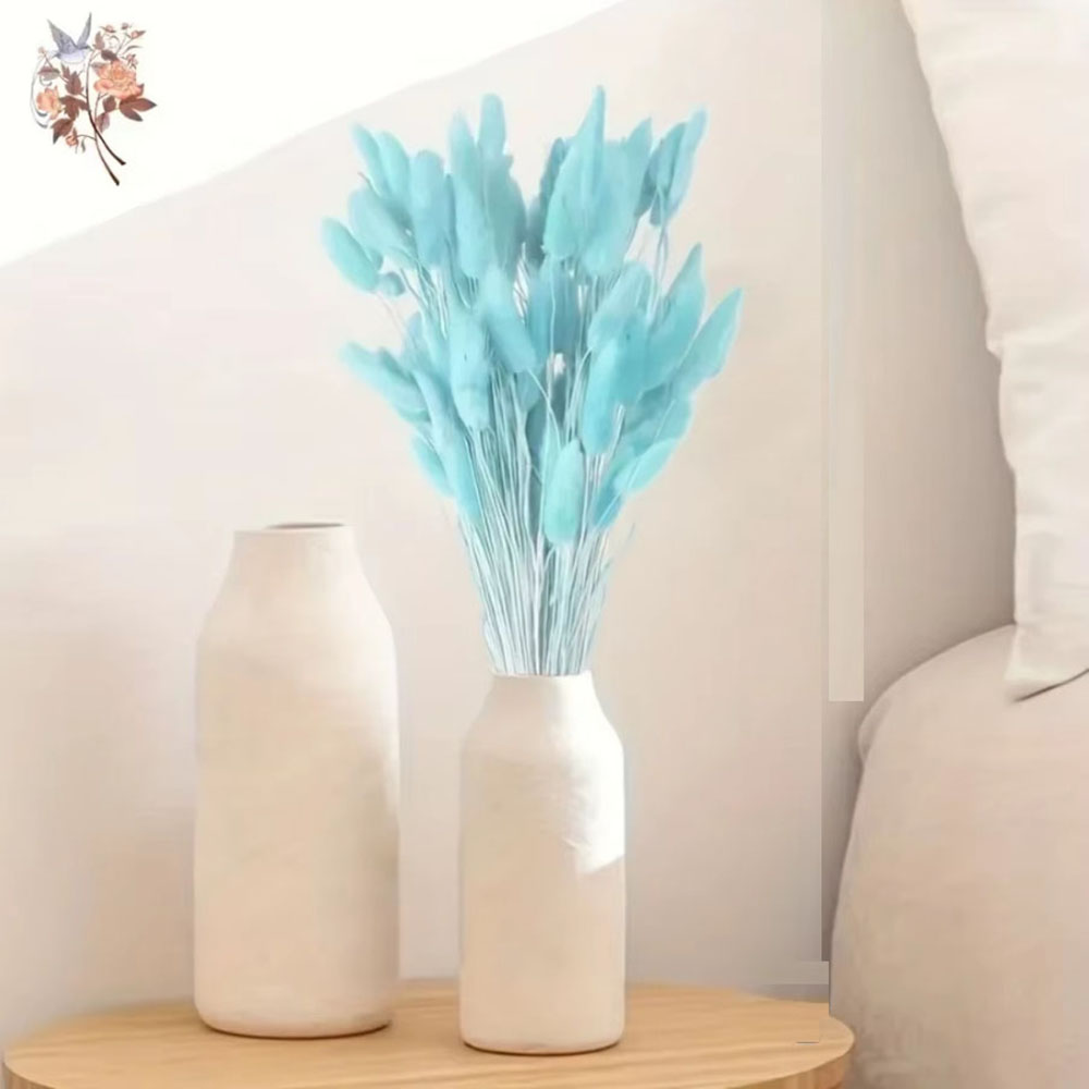 100Pcs Natural Rabbit Tails Gr - Dried Flower Bunch のレビューと価格