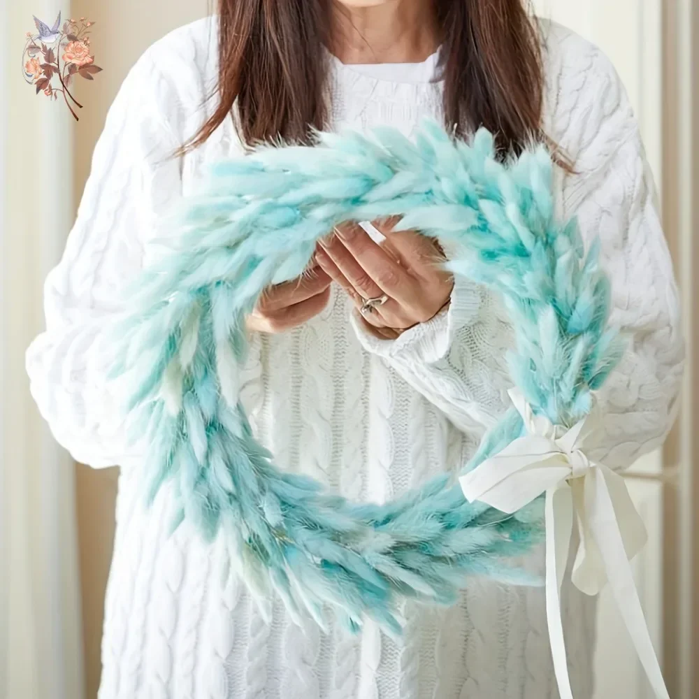 100Pcs Natural Rabbit Tails Gr - Dried Flower Bunch のレビューと価格