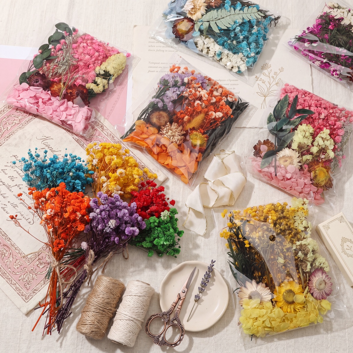 1 Pack Preserved Dried Flower  - Dried Flower Bunch のレビューと価格