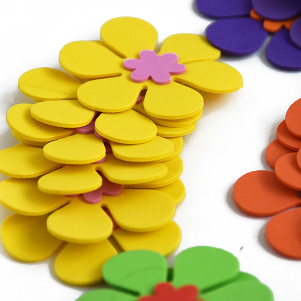 120Pcs Cute Flower Design Foam - Flower Supplies のレビューと価格