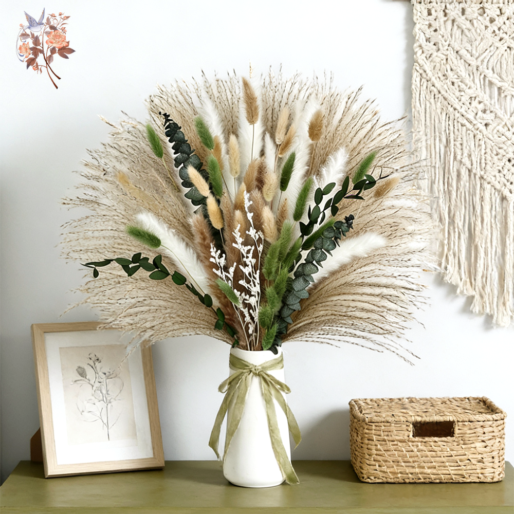 85PCS Natural Dried Flowers Pa - Dried Flower Bunch のレビューと価格