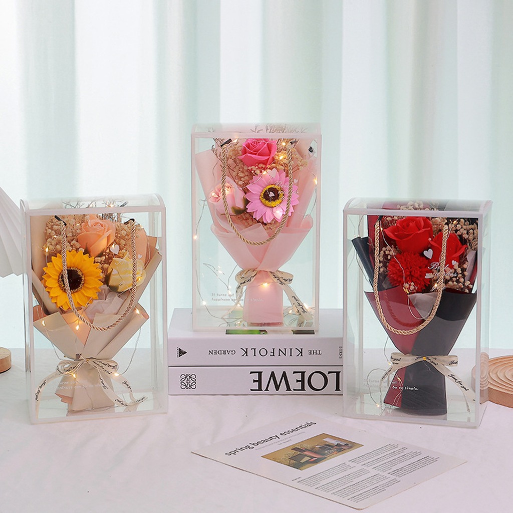 Soap Flower Decorative Bouquet - Dried Flower Bunch のレビューと価格