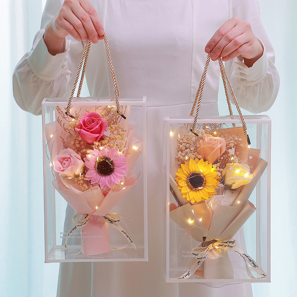 Soap Flower Decorative Bouquet - Dried Flower Bunch のレビューと価格