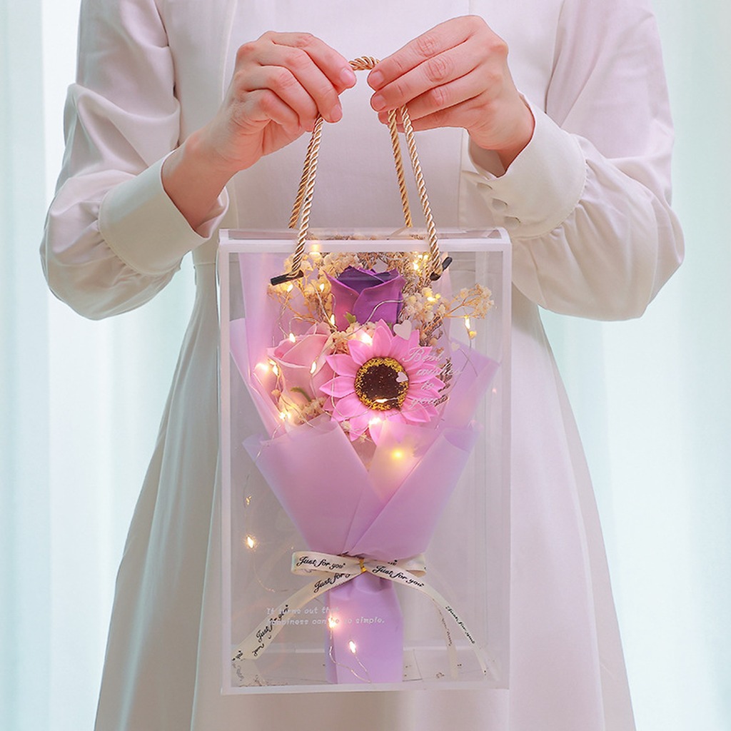Soap Flower Decorative Bouquet - Dried Flower Bunch のレビューと価格