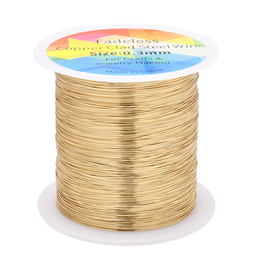 100m/328ft Fadeless Copper Cla - Flower Supplies のレビューと価格